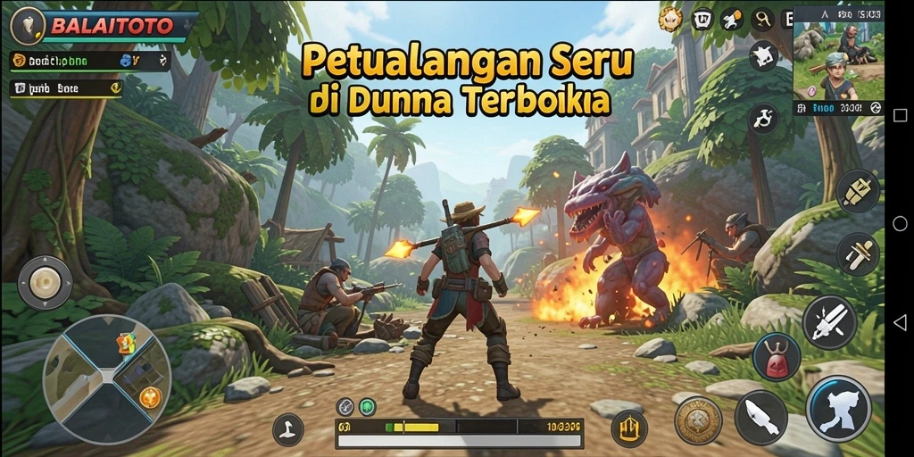 Tampilan menarik dari gameplay Open World BALAITOTO.