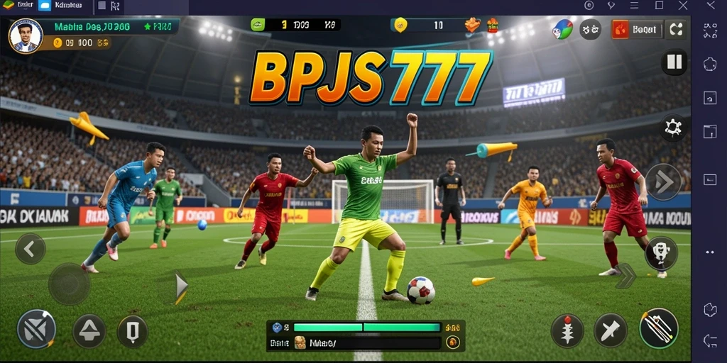 Tampilan gameplay olahraga yang seru dalam BPJS777.
