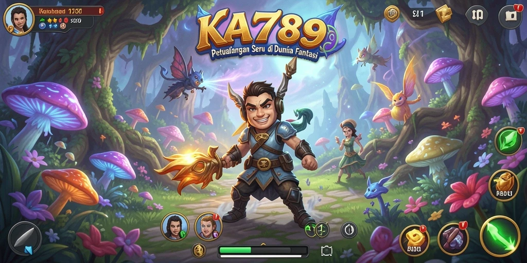 Screenshot gameplay KA789 menampilkan petualangan seru dan karakter yang menarik.