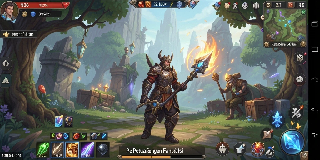 Gameplay RPG yang mendalam dan menarik di N06.