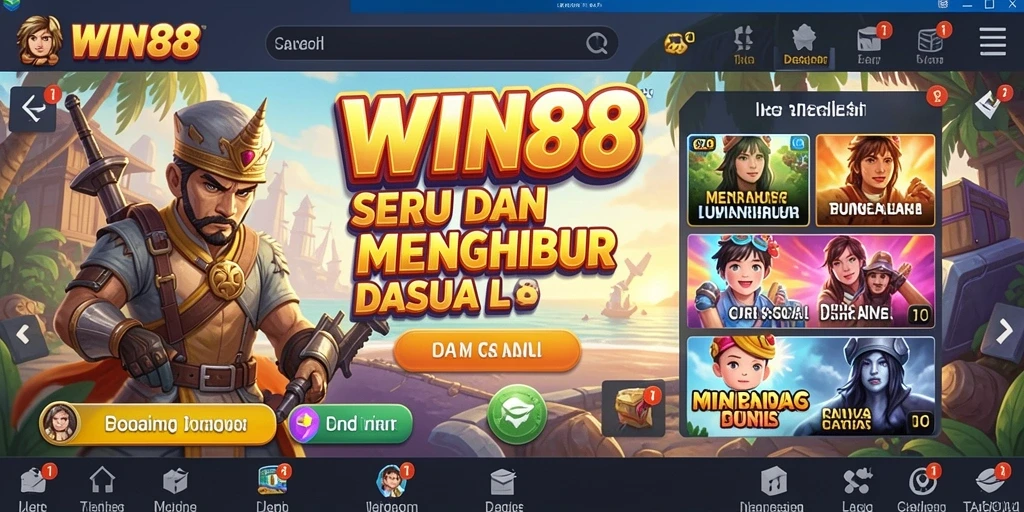 Tampilan screenshot gameplay WIN88 yang penuh warna dan seru.